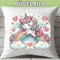 Preview: Bügelbild Einhorn Nr. 1